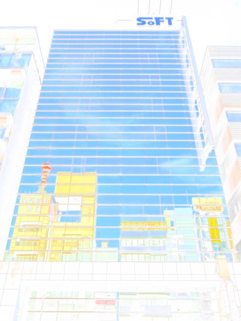 Using OM-D's art filter "water color". Akihabara, Tokyo.